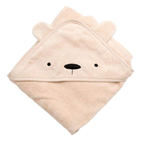 Sebra - Kapuzenhandtuch - Milo der Bär - dusty pink