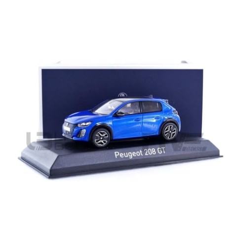 NOREV Peugeot 208 GT 2024 Vertigo Blue 1:43