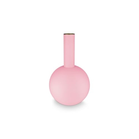 PIP STUDIO Vase Metal Large Matt Light Pink 24.5x42cm