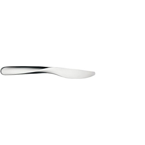 Alessi UNS03/6 Giro Dessertmesser - Stahl AISI 420 glänzend poliert. 6er Set.