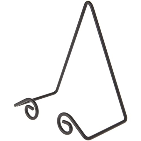 Bard's Telleraufhänger zur Wandmontage, 17,8 x 14 x 8,9 cm (H x B x T) (für 24,1 cm – 26,7 cm große Platten), Schwarz, 2 Stück