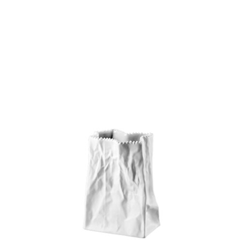 Rosenthal Do not Litter Tütenvase Weiss matt 14 cm