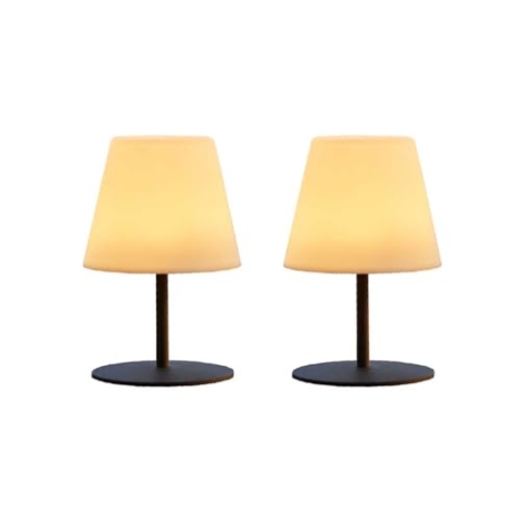 2er-Set Kabellose dimmbare LED-Tischlampe H16CM TWINS