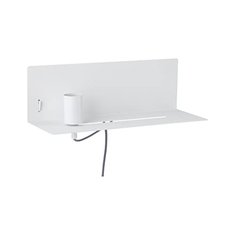 Paulmann 96774 Wandleuchte Devara USB C max. 40W dimmbar 400x170mm Weiß matt Metall E27