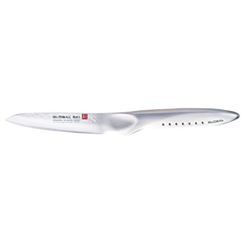 Global SAI-S01R Schälmesser 9cm Hammerdesign