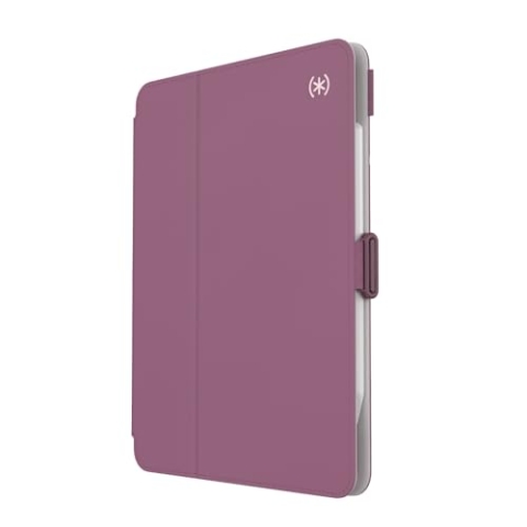 Speck-Produkte Balance Folio-Schutzhülle iPad Air (2020)/iPad Pro 11-Zoll-(2018-2021)-Schutzhülle, mit Microban-Schutz, Plumberry Purple/Crushed Purple/Crepe Pink