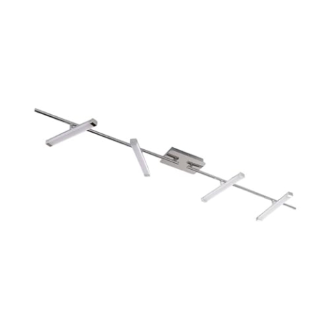 Lindby LED Deckenleuchte Pilou dimmbar (Modern) in Chrom aus Metall (4 flammig,) - Lampe Deckenlampe Küchenleuchte