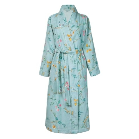 Pip Studio Bademantel Les Fleurs Blau S