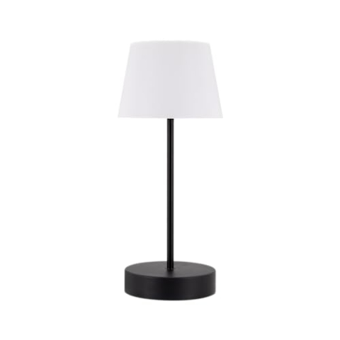 REMEMBER Oscar Pure, dimmbare LED Tischleuchte mit Akku, Indoor & Outdoor, Höhe 33,5 cm, USB Lampe mit Touch-Dimmer, 80h Leuchtdauer - LT01