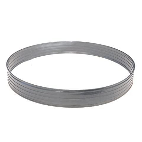 Baumring aus Alu Höhe 140 mm Durchmesser 1.2 m | Baumumrandung | Pflanzringe | Beeteinfassung | Rasenkante
