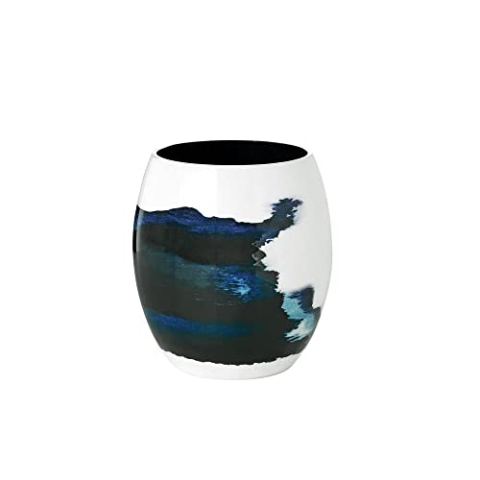 Stelton Stockholm, Ø 131, klein-Aquatic Vase, Aluminium und Emaille, 16.5 x 16.5 x 19 cm