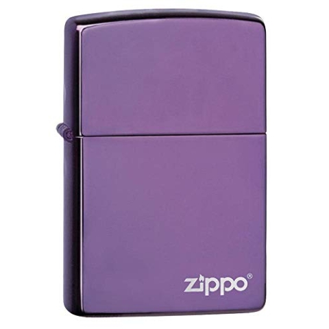 Zippo Collection 2010 Classic Regular neu Abyss Logo, 24747ZL, Lila, Einheitsgröße