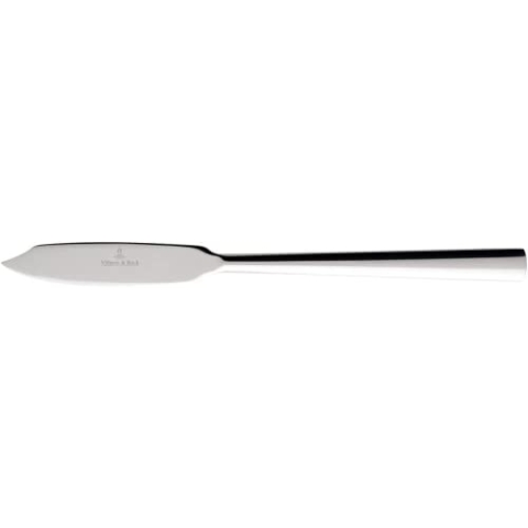 Villeroy & Boch Piemont Fischmesser 6 Stück Nr. 1262640110 und 4er Set EKM Living Edelstahl Strohhalme