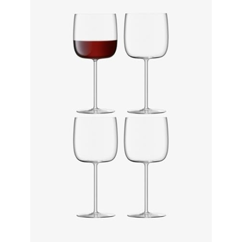 LSA International Borough Weingläser 450ml Klar x 4