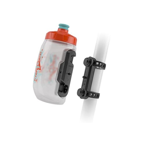 Fidlock Bottle 450 Kids u. Uni Base Magnetischer Fahrrad Flaschenhalter Fahrrad Trinkflasche für Kinder Fahrrad mit Halterung Getränkehalter Kinder Fahrrad Getränkehalter Trinkflaschenhalter