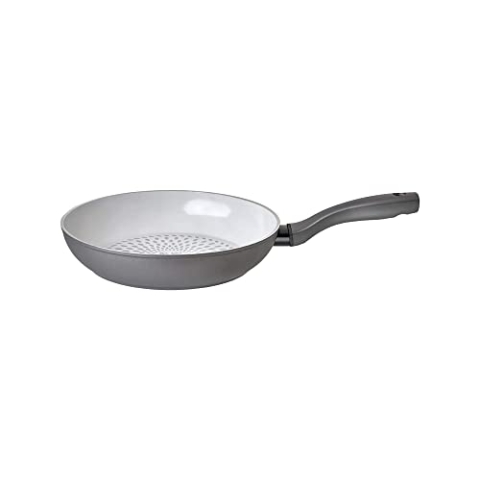 Prestige Earth Pan Bratpfanne Induktion - Keramik Pfanne 28cm - Antihaftbeschichtung, Recycelt & Recycelbar, Giftfrei, Spülmaschinenfest, Easy-Grip-Griffe, Hergestellt in Italien