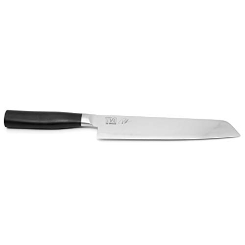 KAI Tim Mälzer Kamagata japanisches Hybridkochmesser 20,0 cm Klingenlänge - rostfreier 4116 Edelstahl geschmiedet - 56 (±1) HRC - polierter POM Griff - japanisches Kochmesser - Made in Japan