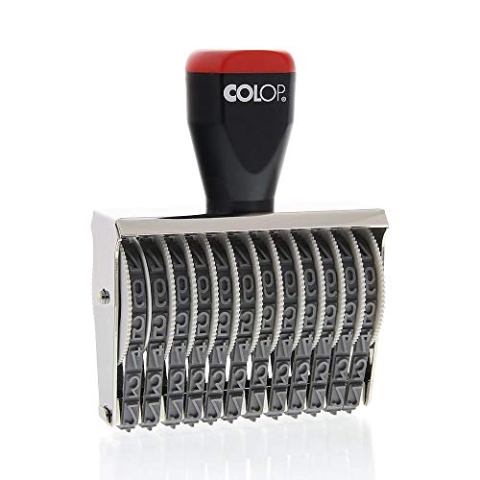 Colop Ziffernstempel 09012 (86x9 mm - 12-stellig)