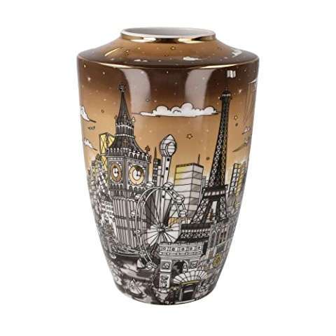 Vase Charles Fazzino Travelling The World - Pop Art
