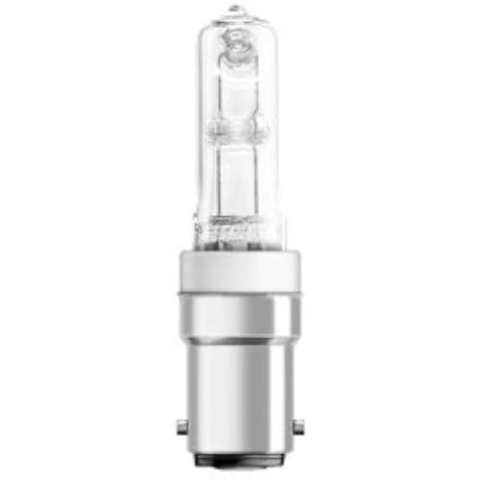 OSRAM Halolux Ceram, Halogenlampe B15d, 230V/60W, Weiß, 67mm, 1 Stück, 60W