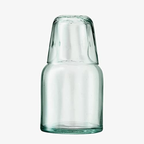 LSA Mia Karaffe & Glas 950ml Recycelt/Optisch