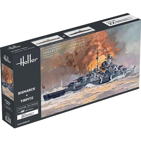 Heller 85078 Bismarck + Tirpitz TWINSET 1/400