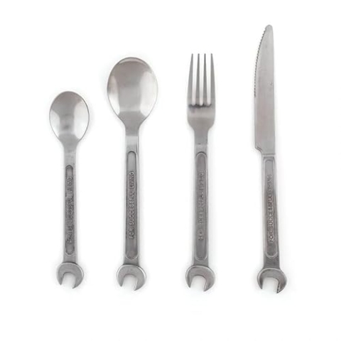 Cutlery Set DIY:Knife,Fork,Spoon and Coffee Spoon Stainless Steel 18/0