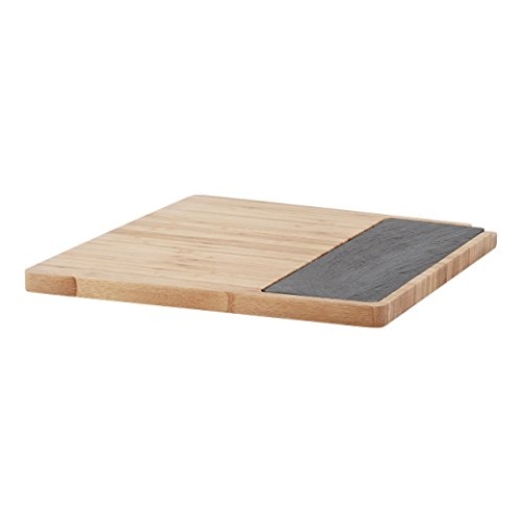 Stelton Twin Servierbrett, Bambus, Braun, 35 x 5.5 x 37 cm