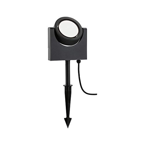 Paulmann Outdoor Spotleuchte Swivea Anthrazit, IP44, 8W, 230V, 3000 K, 460 lm, beweglicher Lichtkopf