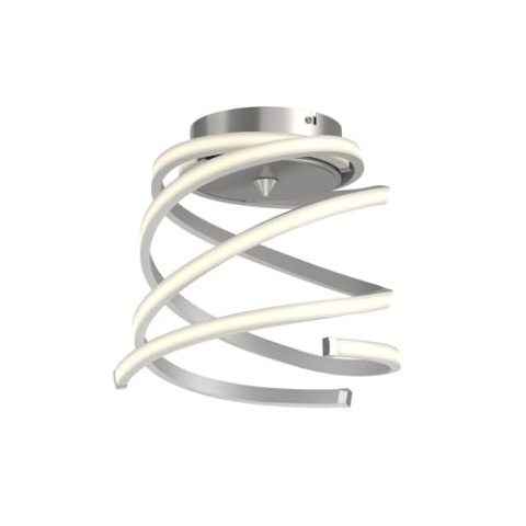 Lindby LED Deckenleuchte Haniya dimmbar (Modern) in Alu aus Metall (3 flammig,) - Lampe Deckenlampe Wohnzimmerleuchte