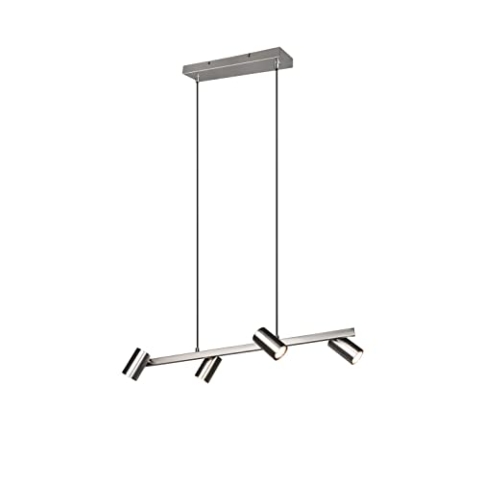 Trio Leuchten Pendelleuchte Marley 302400407, Metall Nickel matt, exkl. 4x GU10