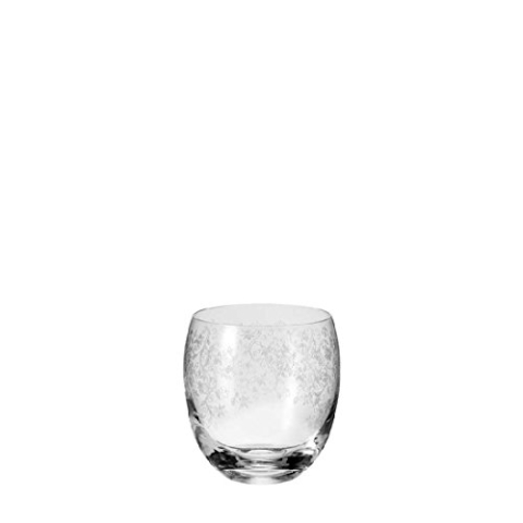 Leonardo Chateau Trink-Glas, Glas-Becher mit floralem Muster, spülmaschinenfeste Wasser-Gläser, 6er Set, 400 ml, 061595