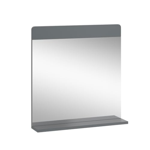 Vicco Badezimmerspiegel Izan, Badspiegel, Grau, 60 x 62 cm