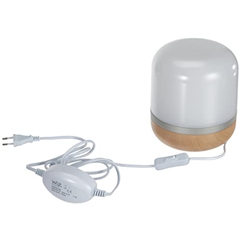 WiZ LED Lampe, Glühbirne. Leuchte Hero. Alexa, Google, 810lm, 2700K, 25.000h, RGB, E27, braun