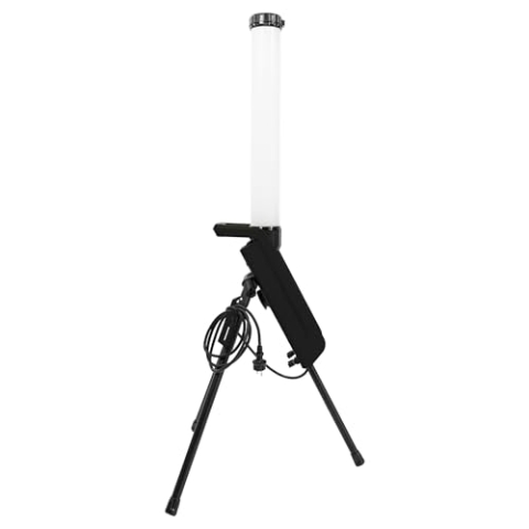 LED's work 0300845 LED-Baustrahler 360° mit Steckdose 70W kaltweiß IK07 2m Zuleitung IP54