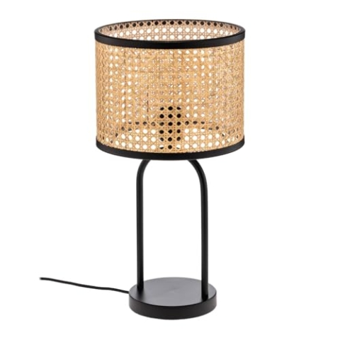 Lindby Tischlampe Yaelle (Skandinavisch) aus Holz (1 flammig, E27) - Tischleuchte Schreibtischlampe Nachttischlampe Wohnzimmerleuchte