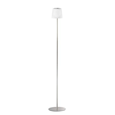 WOFI Standleuchte GENK, Nickel matt, h: 115 cm x b: 20 cm x l: 20 cm