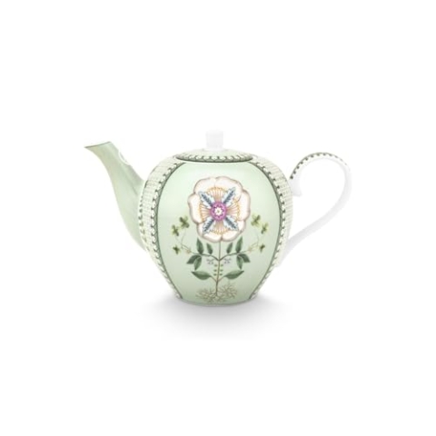 PIP STUDIO Lily&Lotus Tiles Light Green Teekanne 1,6l