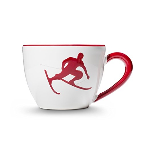 GMUNDNER KERAMIK Teetasse Maxima Füllmenge: 0.4 Liter rubinroter Toni Geschirr, handgemacht in Österreich