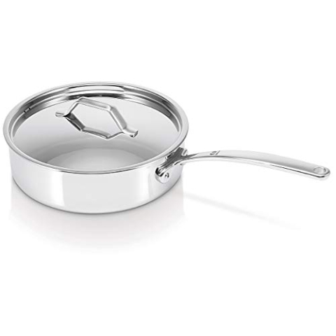 Beka 13415244 Tri-lux Grossraumpfanne mit Deckel 24 cm