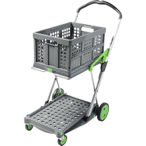 kaiserkraft | CLAX Klappmobil | mit 46-l-Klappbox | Green Edition