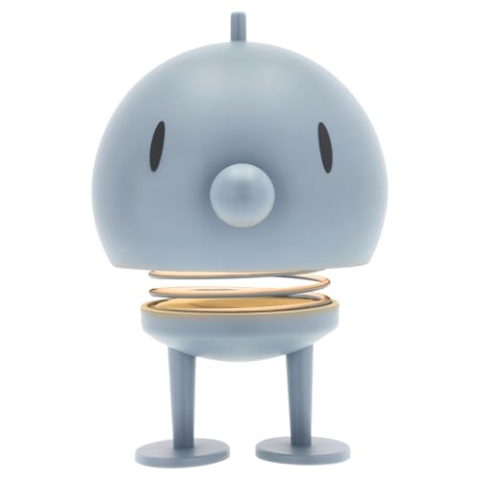 Hoptimist Lampe LED, Nachttischlampe Touch, Kabellose Lampe Tisch, Aufladbare & Dimmbar, Dänischem Design, 10 x 10 x 15 cm, L, Sky