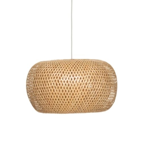Atmosphera Hängeleuchte Nam – Bambus, Durchmesser 46 cm
