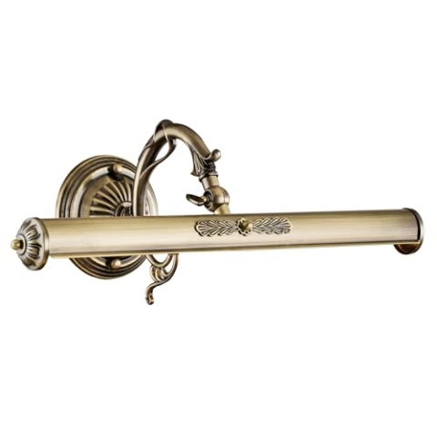 MAYTONI DECORATIVE LIGHTING Moderne Schlichte Bilderleuchte Picasso - mattes Metall in Messing Farbe - Lichteinstellung, 2-flammig - exkl. E14 2x 25W 220W - für Wohnzimmer, Lobby, Büro