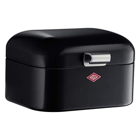 Wesco 235 001 Mini Grandy Brotkasten 17 x 18 x 12cm (L/B/H) schwarz