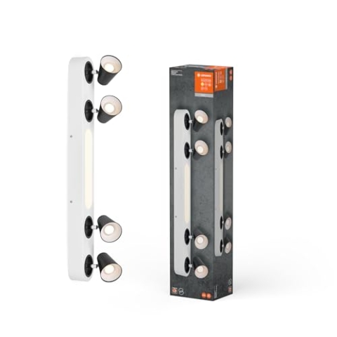 LEDVANCE DECOR SPOT NEPTUNE, 27W, 1.335lm, weiß, Spotleuchte, verstellbare Köpfe, vielseitig anwendbar, Innenraumspot, warmweiße Lichtfarbe, hochwertige Optik, einfache Montage