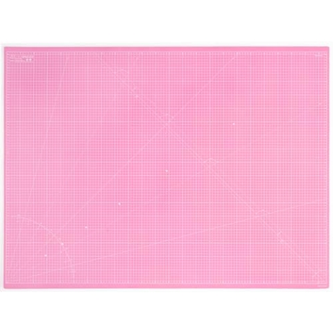 Elan Schneidematte A0 Rosa, 5-lagige Schneidematte 90x120 Selbstheilend, Bastelunterlage Schnittfest A0, Cutting Mat 90x120, Schneideunterlage Basteln