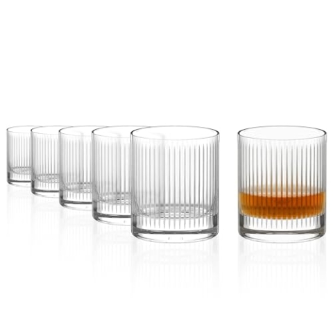 Stölzle Lausitz Whiskygläser NYB SOHO 6er-Set 320 ml – Hochwertige Whisky Tumbler in zeitlosem Design – Whisky Gläser aus bleifreiem Kristallglas – Spülmaschinengeeignet, made in Germany