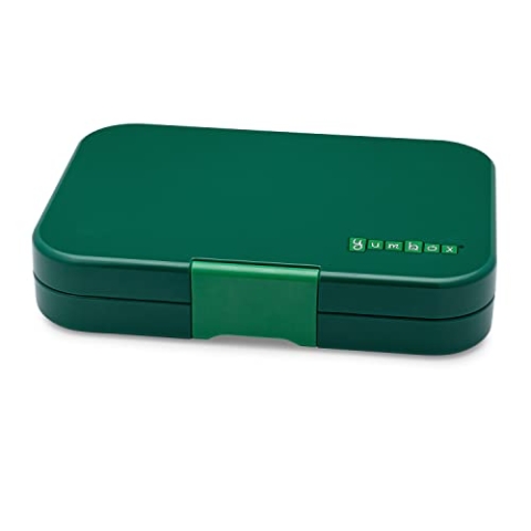 yumbox Tapas Bento Box mit 4 Fächern (Jurassic Green (Shark Tray))