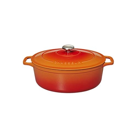 Chasseur - Gusseisen Bräter oval 31 cm - 6,0 L - Orange 4731